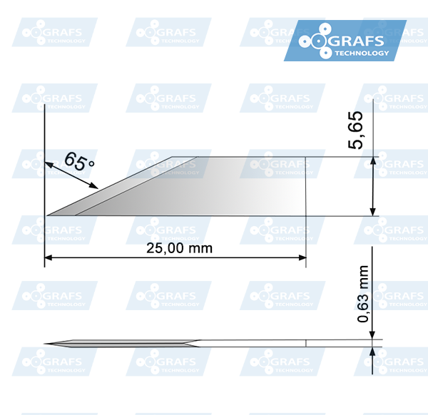 Nóż Zund Z17 ostrze oscylacyjne 3910307 – zamiennik