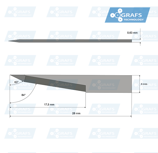 Nóż Zund Z21 ostrze oscylacyjne 3910314 – zamiennik
