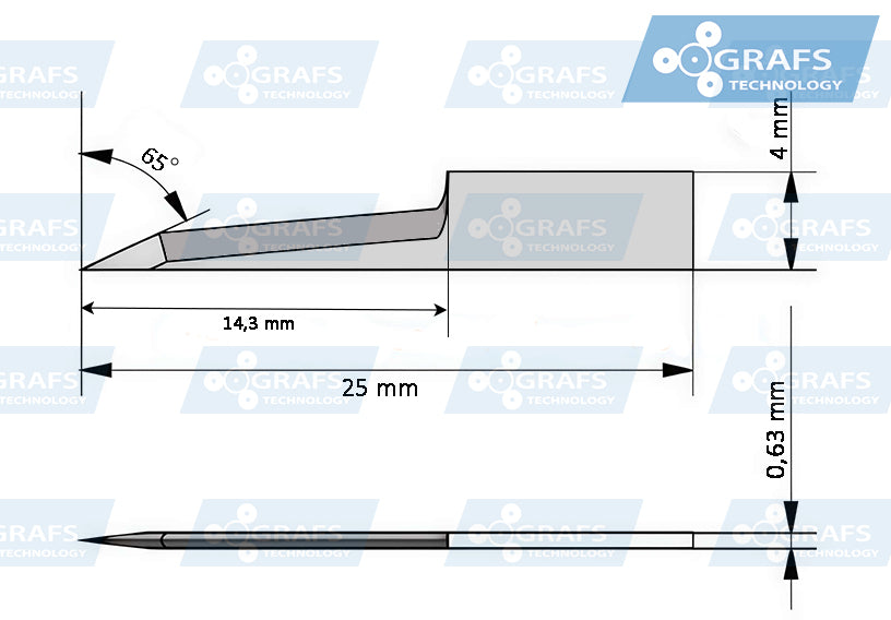 Zund Z21 Oszillierendes Klingenmesser 3910314 – Ersatz