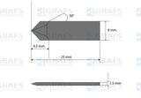 Zund Z51 rotary knife, decagonal blade, 3910336 – replacement (Copy)