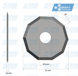 Zund Z52 3910337 Rotationsmesser - Ersatz