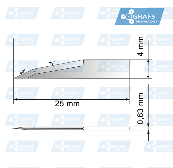 Zünd Z22A Oszillierendes Messer 3910315 – Ersatz