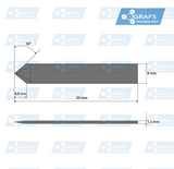 Zünd Z10 3910301 Tangentialklingenmesser – Ersatz