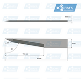 Zund Z21 Oszillierendes Klingenmesser 3910314 – Ersatz