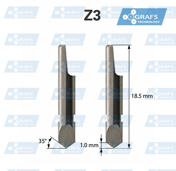 Nóż zamiennik do Zund Z3 ostrze wleczone 3910115